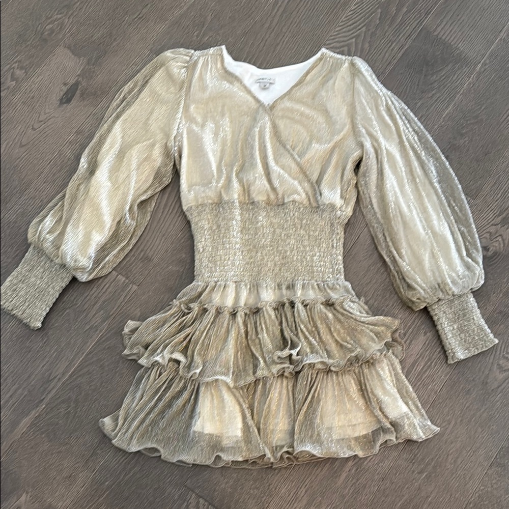Habitual Shimmering Cream Kids Dress size 14